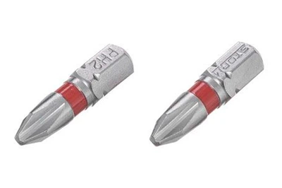 Бита Intertool PH2 25 мм 2 шт для дрелей шуруповертов крепежные насадки для винтов (DR-P_33IT)