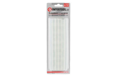Клеевые стержни Intertool 11.2 х 200 мм прозрачные (12 шт.) (RT-1020)