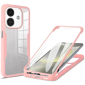 Чехол Double Shield 360 для Oppo A3 4G / A3x 4G / A40m pink