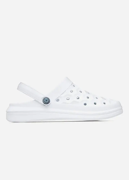 Мужские шлепанцы сабо Joybees Joybees Varsity Clog White, размер 45.5 стелька 29,2 см (белые соты)