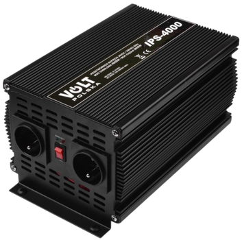 Перетворювач напруги Volt Polska IPS 4000 24VDC/230VAC 2000W (3IPS400024)