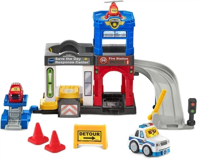 Развивающий игровой набор VTech Go Go Smart Wheels Save The Day Response Center Playset