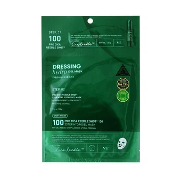 Гідрогелева маска з мікроголками та комплексом цики VT Cosmetics Pro Cica Reedle Shot 100 2Step Mask