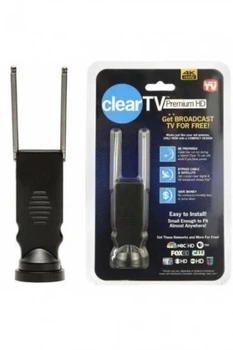Цифровая комнатная ТВ антенна Clear TV Premium HD усиление 50 дБ дистанция 150 м
