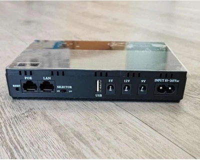 Бесперебойник для роутера mini ups 20000 мАч JiaGeng 5v 9v 12v
