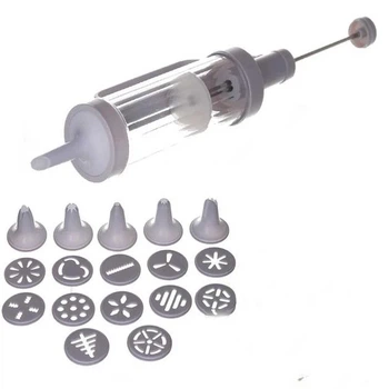 Шприц для печенья Cookie Press and Cake Decorator Set 72 насадки пищевой пластик