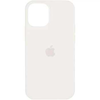Чохол Silicone Premium case MagSafe з захистом камери та дисплея для iPhone 15 Full Protective white 1399