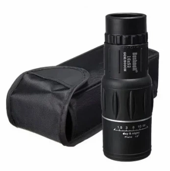 Монокуляр Bushnell 16x52, оптичний монокуляр зі збільшенням 16x і об'єктивом 52 мм для спостереження, туризму, полювання, риболовлі та активного відпочинку (372231-8)