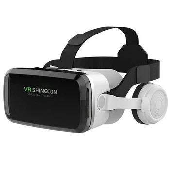 Гарнитура виртуальной реальности Shinecon VR GBL 15 с наушниками (Белый)
