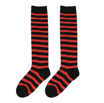 Гольфіни-заколенкі Home Socks 28-35 Дитячі Червоно-чорні