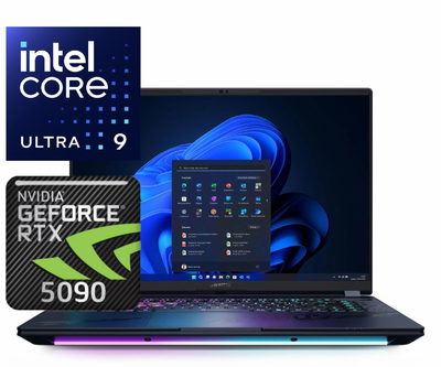 Ноутбук (2025) для геймінгу Gigabyte AORUS MASTER 16 Ultra 9 275HX/ 32GB / 1TB+1TB/ Win11x Licensed/ RTX5090 / 16" 240Hz