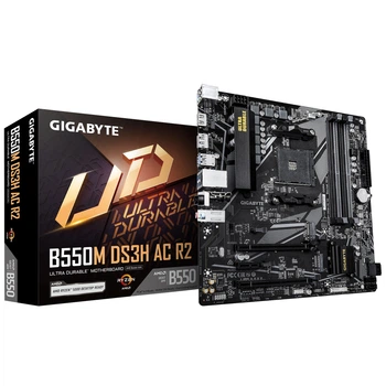 Материнська плата Gigabyte B550M DS3H AC R2 Socket AM4