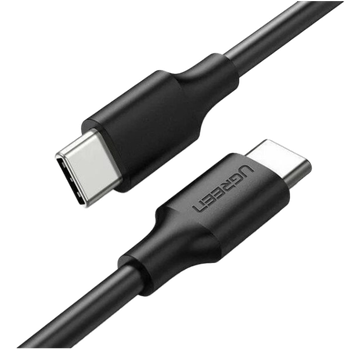 Кабель UGREEN US286 USB 2.0 Type C to Type C Cable Nickel Plating 1.5m (Black) (UGR-50998)