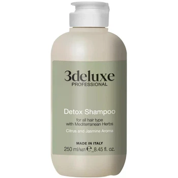 Восстанавливающий шампунь-детокс 3DeLuXe со средиземноморскими травами Detox Shampoo For All Hair 250 мл