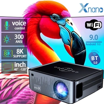 Проектор портативный Xnano X1PRO с WiFi Bluetooth 5.0 Android 9 с кейсом
