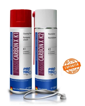 Комплект для раскоксовки двигателя - Protec Carbon X K1+K2 1000 мл