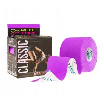 Кинезиологический тейп REA TAPE CLASSIC цвет фиолетовый