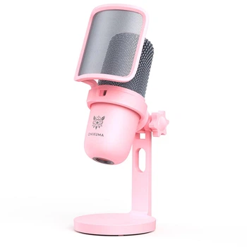 Мікрофон Onikuma USB Gaming Microphone M630 |USB, PC/PS5/Mac| Колір pink