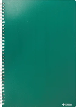 Тетрадь Buromax Classic А4 в клетку 80 листов Зеленая (BM.2446-004)