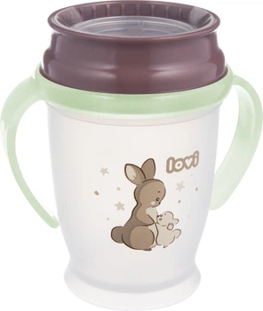 Кружка с ручками Lovi 360° Night&Day Rabbit 250 мл (1/610)
