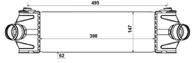 Радиатор интеркулера NRF 30037 NRF (30037)