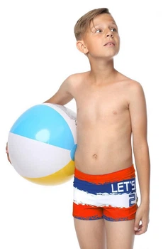 Плавки боксер для мальчика Keyzi Let's Move boxer R 116 Красный