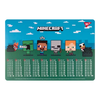 Подкладка для стола с подсказками А3 YES Minecraft 492261