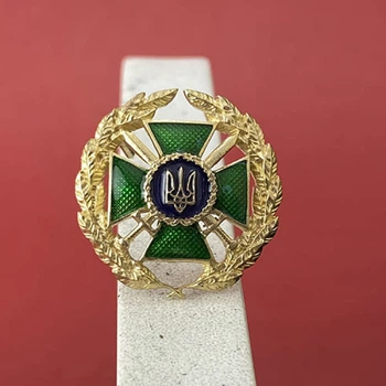 Значок Dobroznak Емблема на комір Державної прикордонної служби України (6123)
