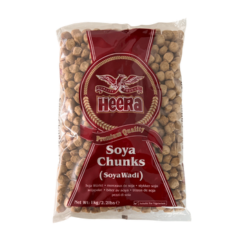 Соєві шматочки Soya Chunks 1кг Heera 5031416200192