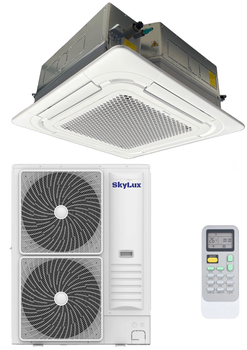 Касетний кондиціонер SkyLux Sky Inverter R32 Heat Pump SKH-C42R3DI/SKH-U42HR3DI