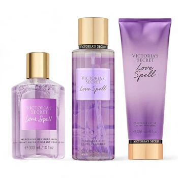 Подарунковий набір Victoria's Secret Love Spell Fragrance Mist + Lotion + Gel Body Wash (2535)