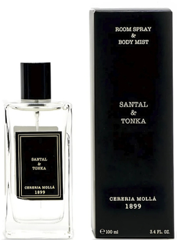 Aromatyczny spray Cereria Molla Santal & Tonka 100 ml (8424405012284)