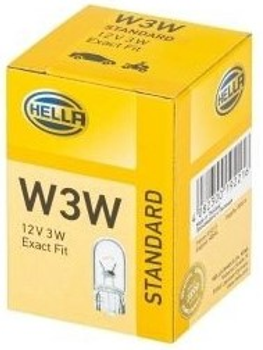Автомобільна лампа Hella Standard W3W 12 В 3 Вт (8GP003594141)