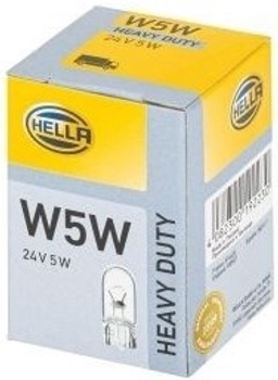 Автомобільна лампа Hella Heavy Duty W5W 24 В (8GP003594251)
