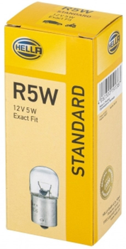 Автомобільна лампа Hella Standard R5W 12 В (8GA002071121)