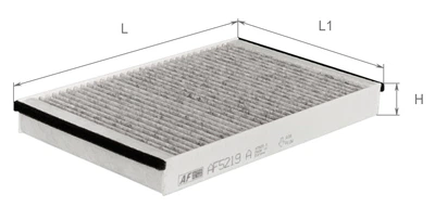 Фильтр салона угольный Alpha Filter Tesla Model S ( 12-16 ) ( 103512500A