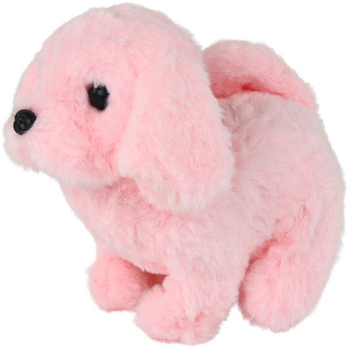 Собака LEAN Toys рухається та гавкає Рожевий 14985 (5905515354646)