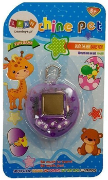 Електронна гра LEAN Toys Тамагочі з коротким ланцюжком Фіолетовий 4009 (5907625580038)