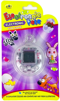 Електронна гра LEAN Toys Тамагочі – звірятко Білий 12675 (5905214977139)