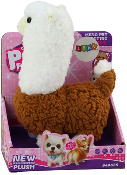 Lama LEAN Toys Alpaka chodzi oraz gra Brązowa 17611 (5905991004608)