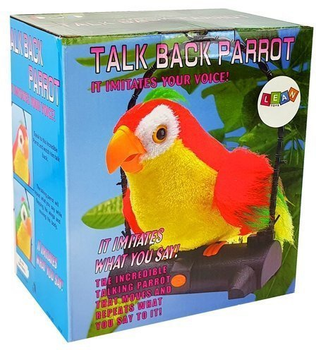 Papuga LEAN Toys Pleciuga powtarza słowa Zielona 7320 (5908275998495)