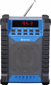 Odbiornik radiowy Denver WRB-60 Black/Blue (5706751073649)