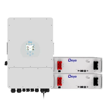 Система хранения энергии DEYE SUN-8K-SG01LP1-EU-2DE10.24K-LFP 8000W 10.24kWh 2BAT LiFePO4 6000 циклов