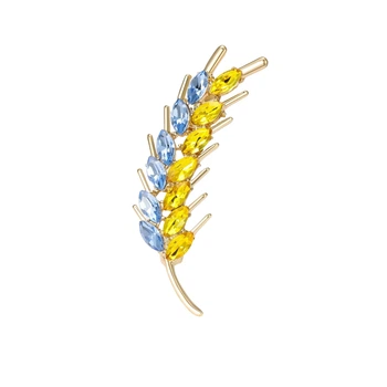 Брошь женская BROCHE бижутерия Колосок Пшеницы BRBF113935