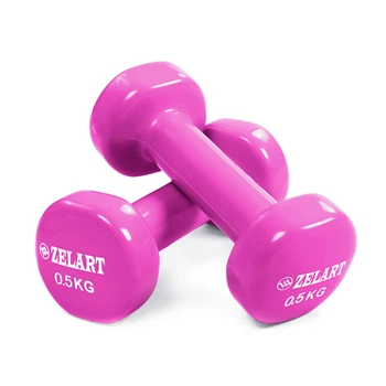 Гантели для фитнеса Zelart Beauty TA-5225-0,5 0,5кг Фиолетовый