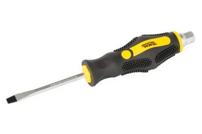 Викрутка плоска ударна Mastertool SL5 x 75мм HEX (49-6575)
