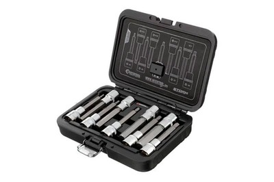 Набор бит HEX Intertool - 1/2" x H4-H17 x 100 мм (9 шт.) Storm