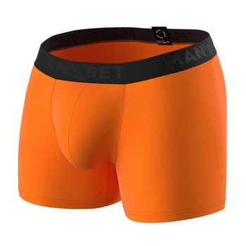 Боксеры мужские анатомические MAN SET Anatomic Intimate no fly Plus Black Series 6XL Оранжевый