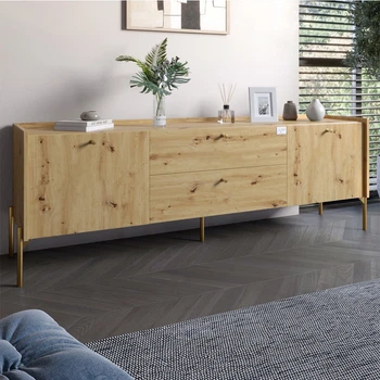 Тумба Lion Wood 180x40x50 см Дуб Артизан (LION-043113)