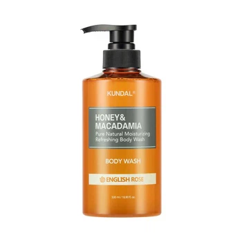 Гель для душy "Англійська Троянда" Kundal Honey & Macadamia Body Wash English Rose 500ml